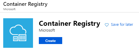 Container Registry resource from Microsoft